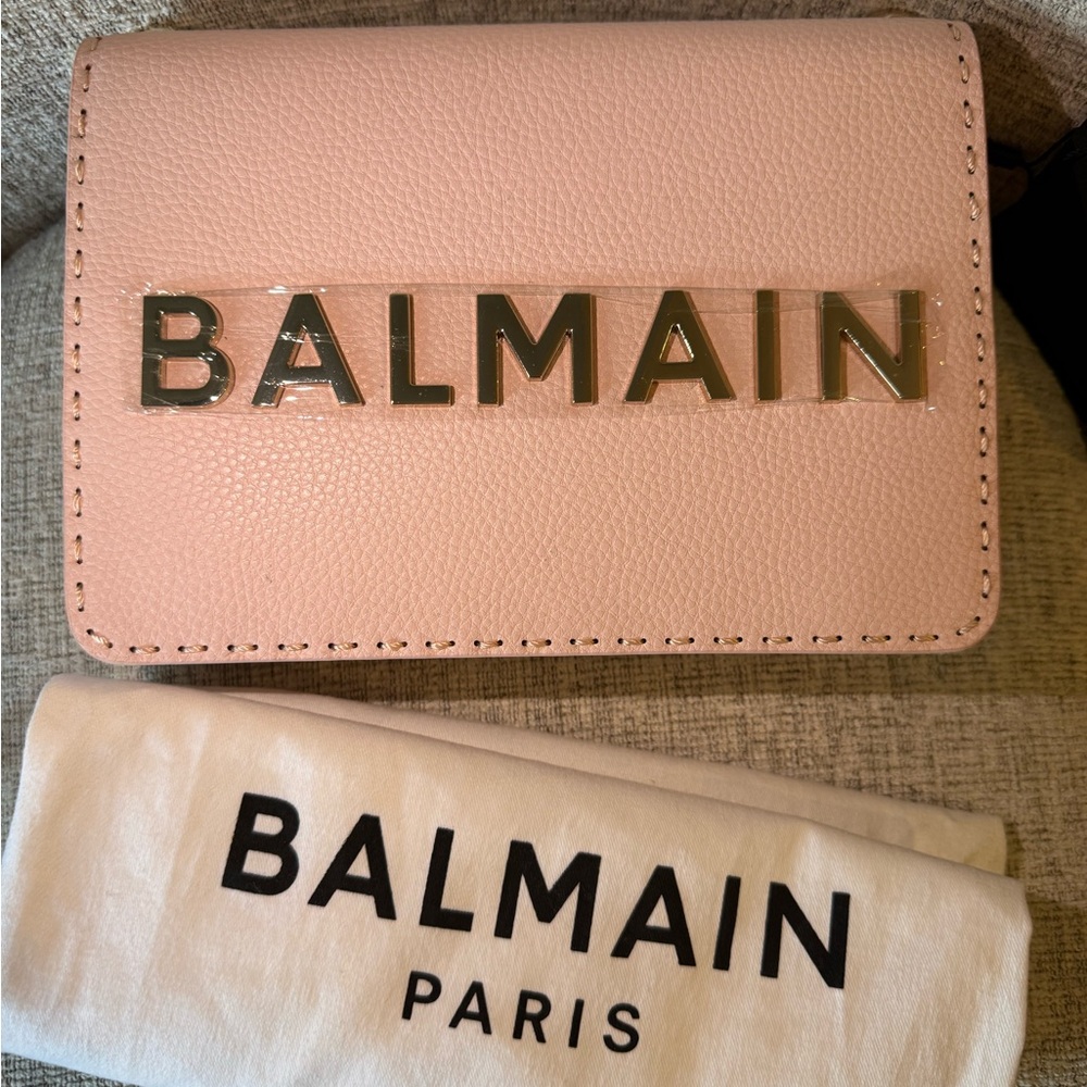 NWT BALMAIN Mini Top-Handle Cross Body - Picture 1 of 13
